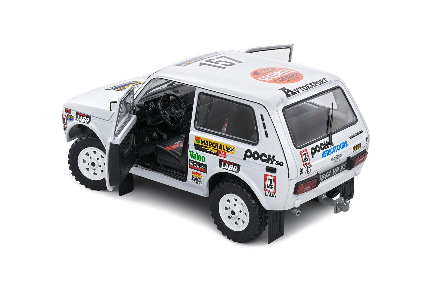 Lada Niva Paris Dakar 1983 Trossat / Briavoine #157 Solido 1:18 Nuovo 1/18