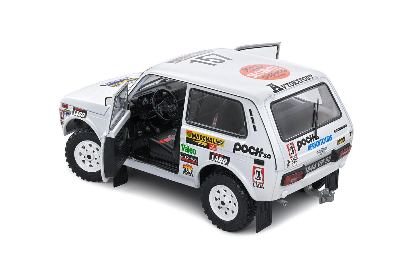 Lada Niva Paris Dakar 1983 Trossat / Briavoine #157 Solido 1:18 Nuovo 1/18