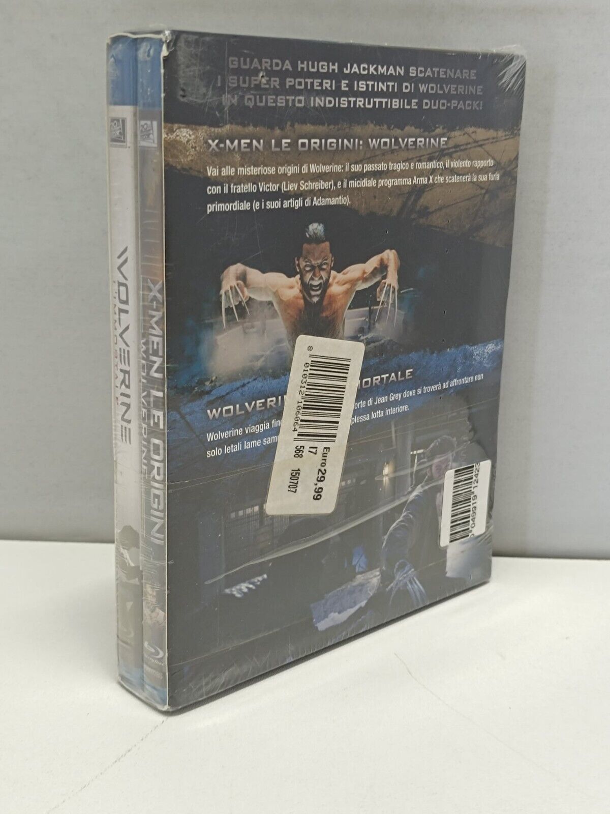 Wolverine Duo Pack X-Men Le Origini Film Bluray Italiano Ita Nuovo