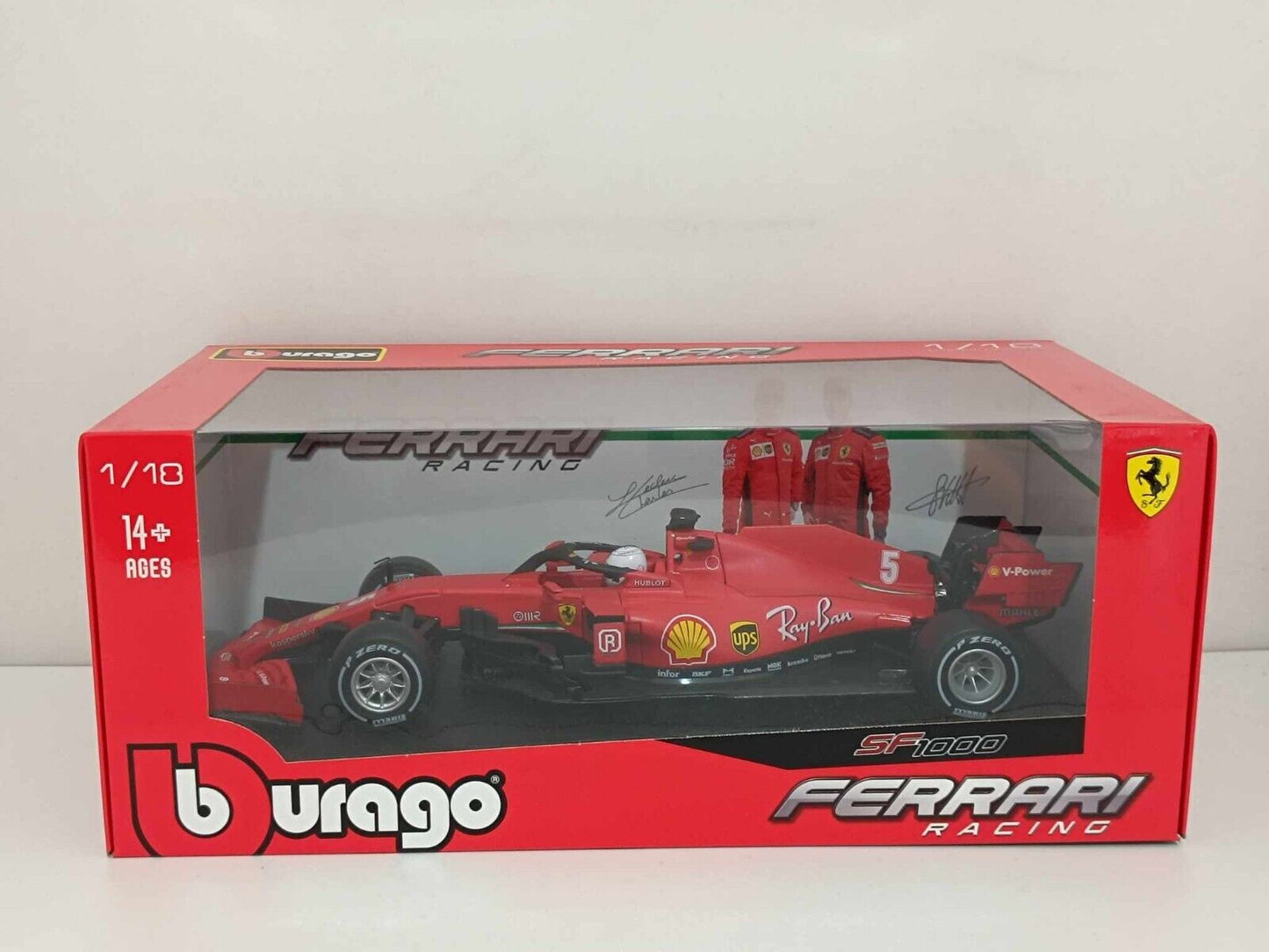 Ferrari SF 1000 Austrian GP 2020 S. Vettel - Burago 1:18 GM Shop