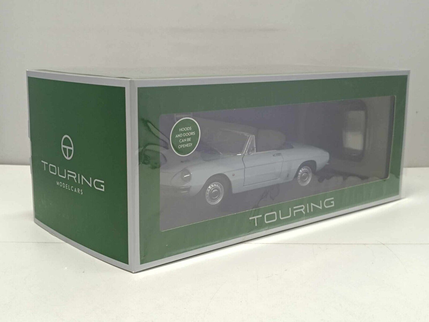 Alfa Romeo Duetto Spider 1600 - 1966 Blu Celeste - Touring Modelcars 1:18 Nuovo