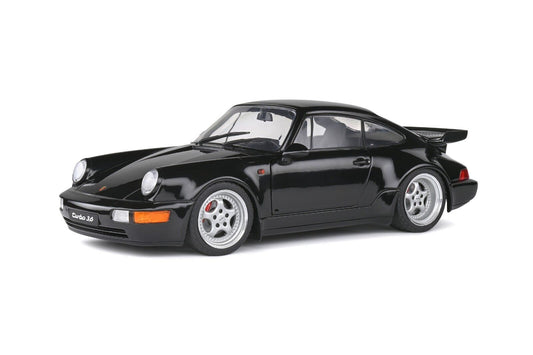Porsche 964 - 911 Turbo 3.6 Nero Black 1990 Solido 1:18 Nuovo 1/18