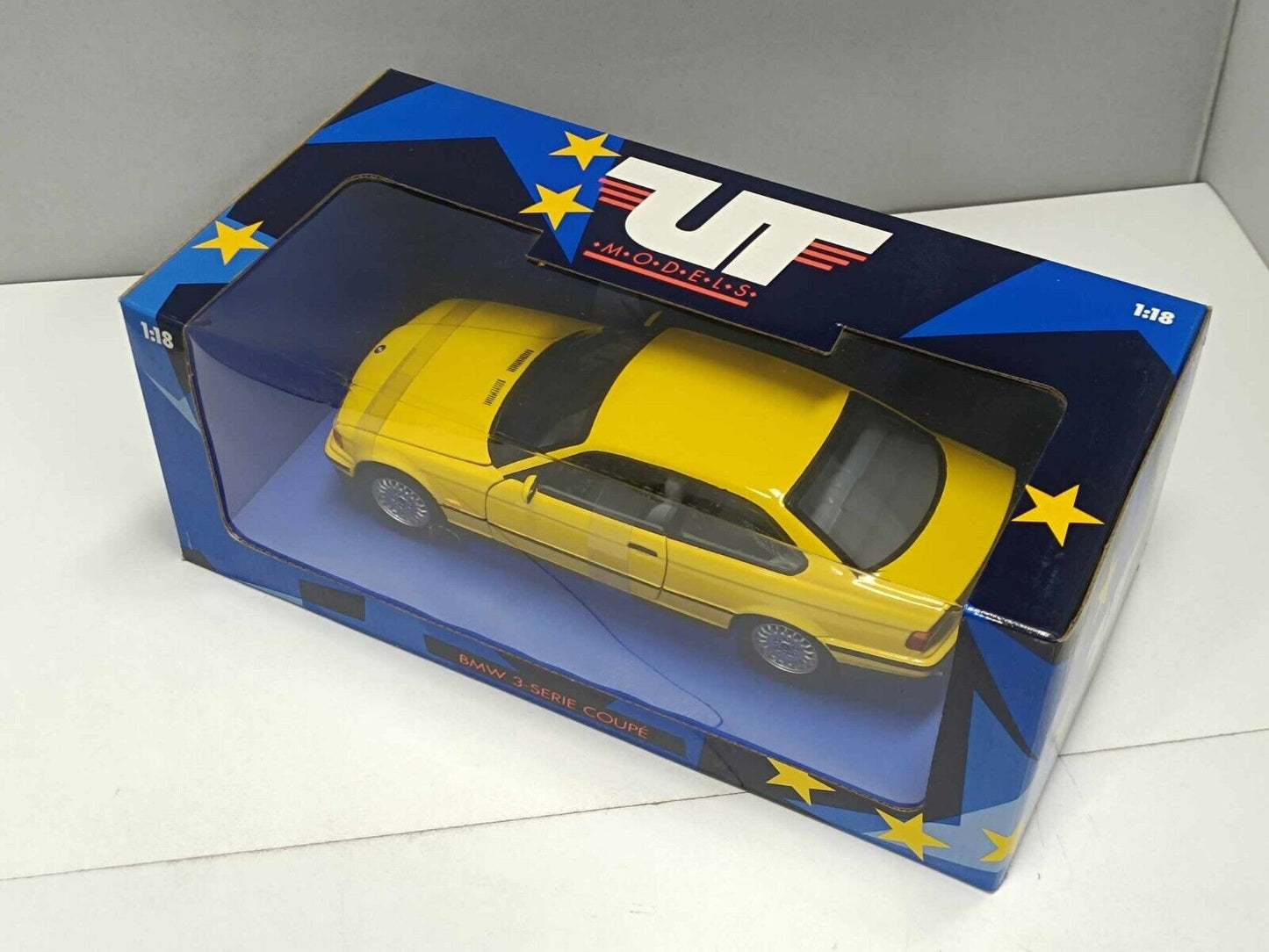 BMW Serie 3 Series Coupé UT Models 1:18 Giallo Yellow Usato + Box 1/18