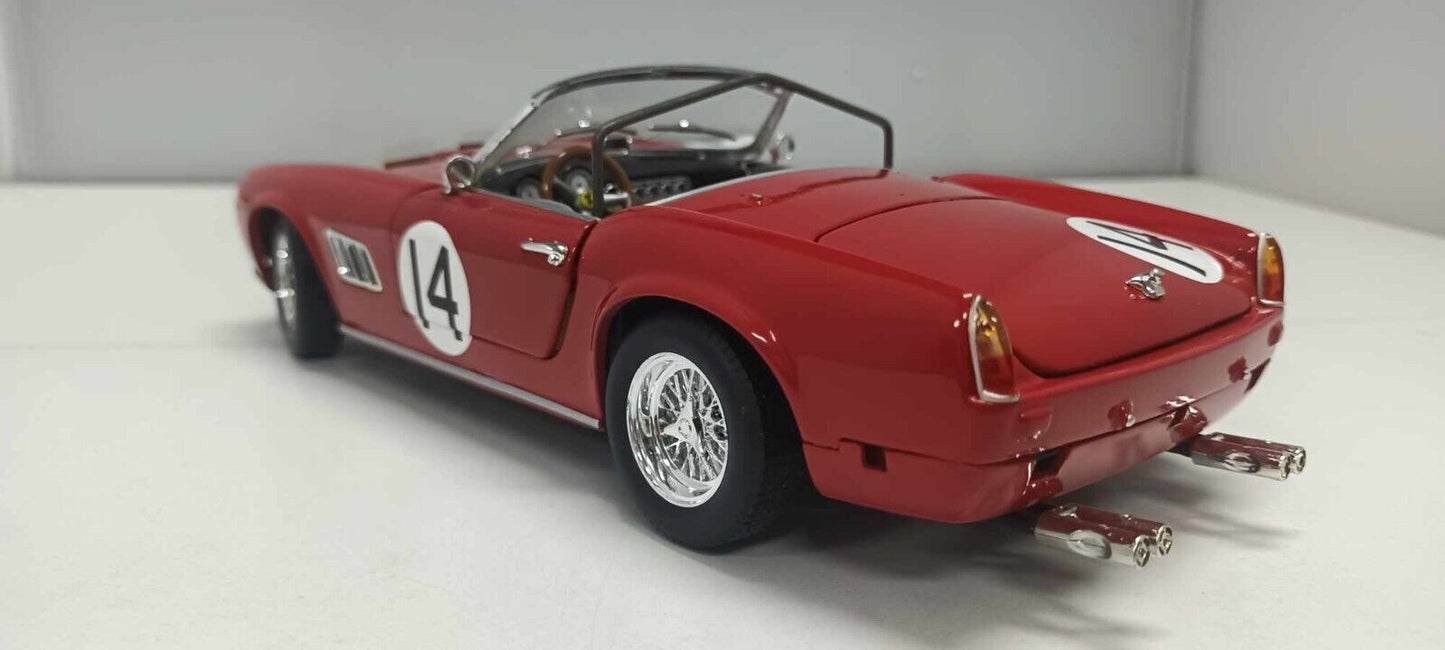 Ferrari 250 GT LWB California Spyder 12h di Sebring 1960 Hot Wheels 1:18 Usato
