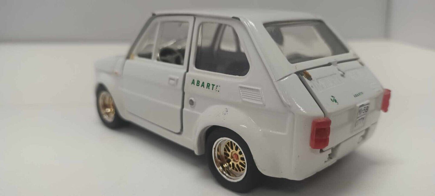 Fiat 126 Modificata Abarth Polistil Made In Italy 1:24 Usato 1/24