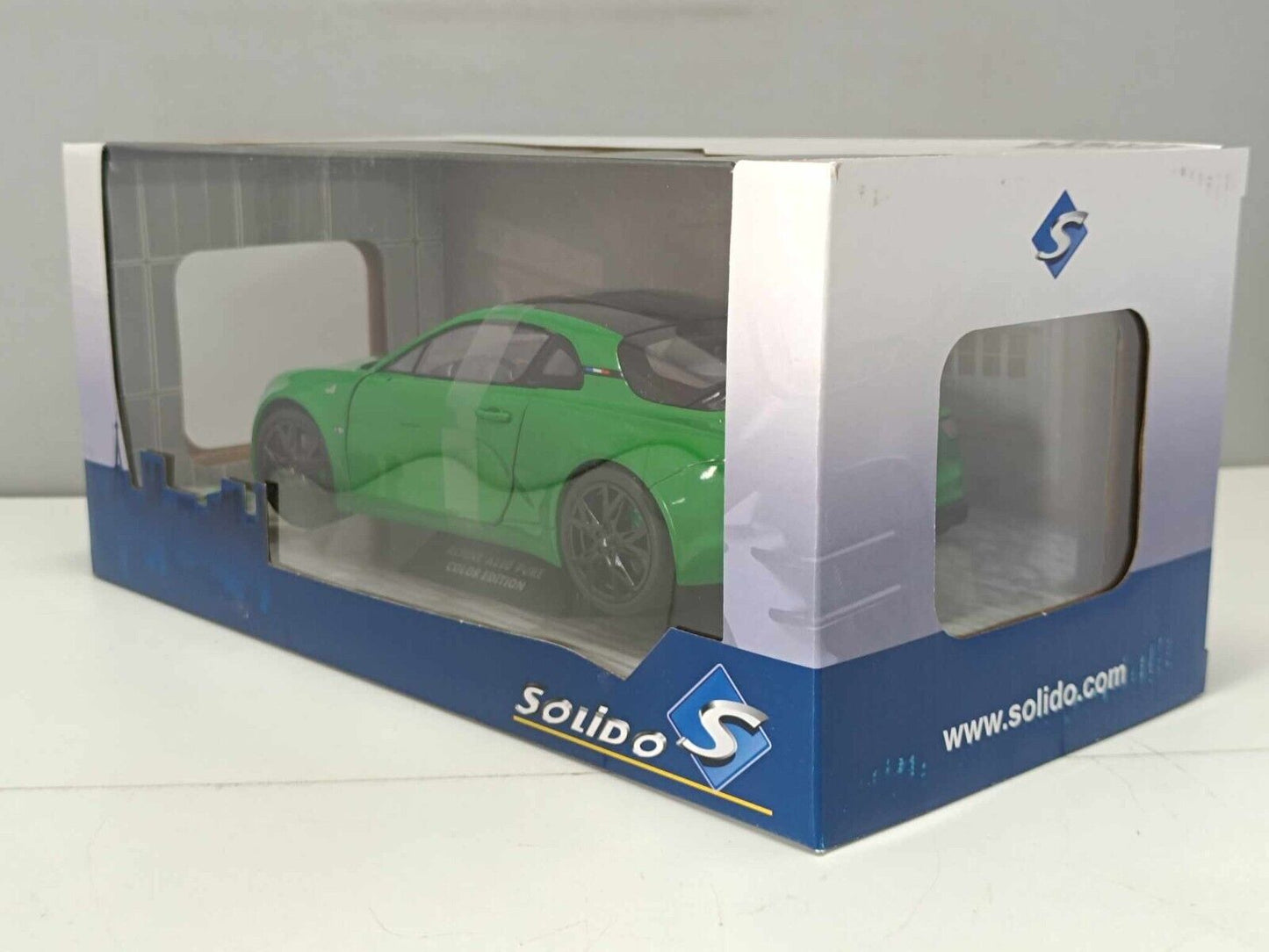 Renault Alpine A110 Pure Vert Jardin Verde Green 2021 Solido 1:18 Nuovo