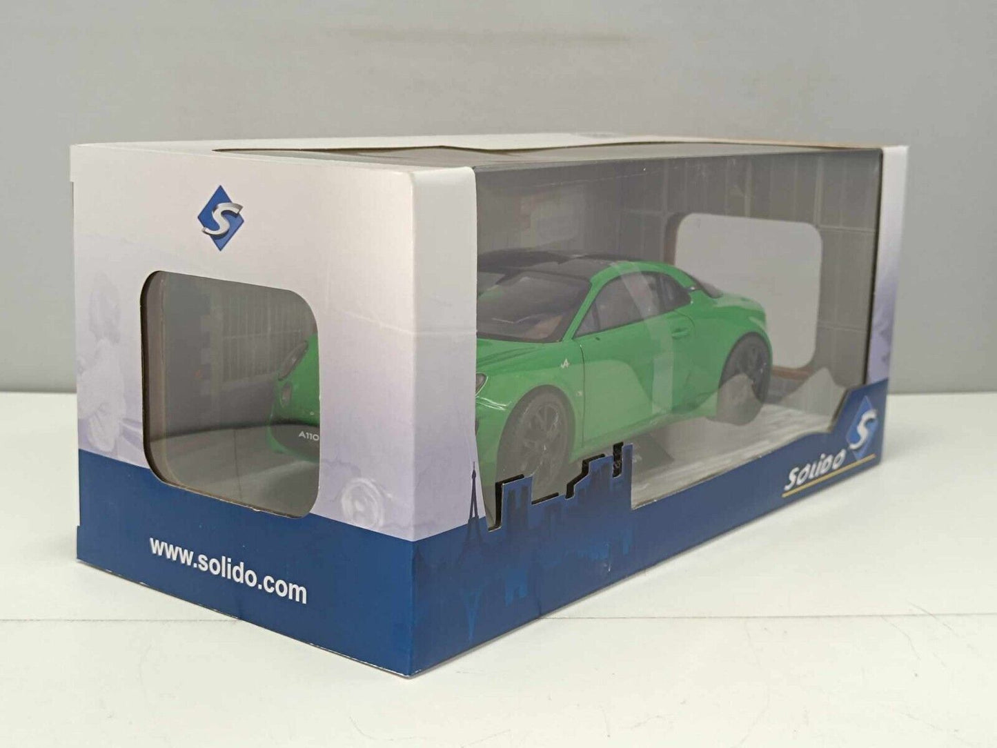 Renault Alpine A110 Pure Vert Jardin Verde Green 2021 Solido 1:18 Nuovo