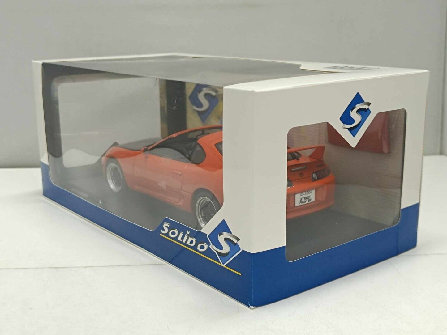 Toyota Supra MK4 A80 Streetfighter Orange Arancione 1993 - Solido 1:18 Nuovo
