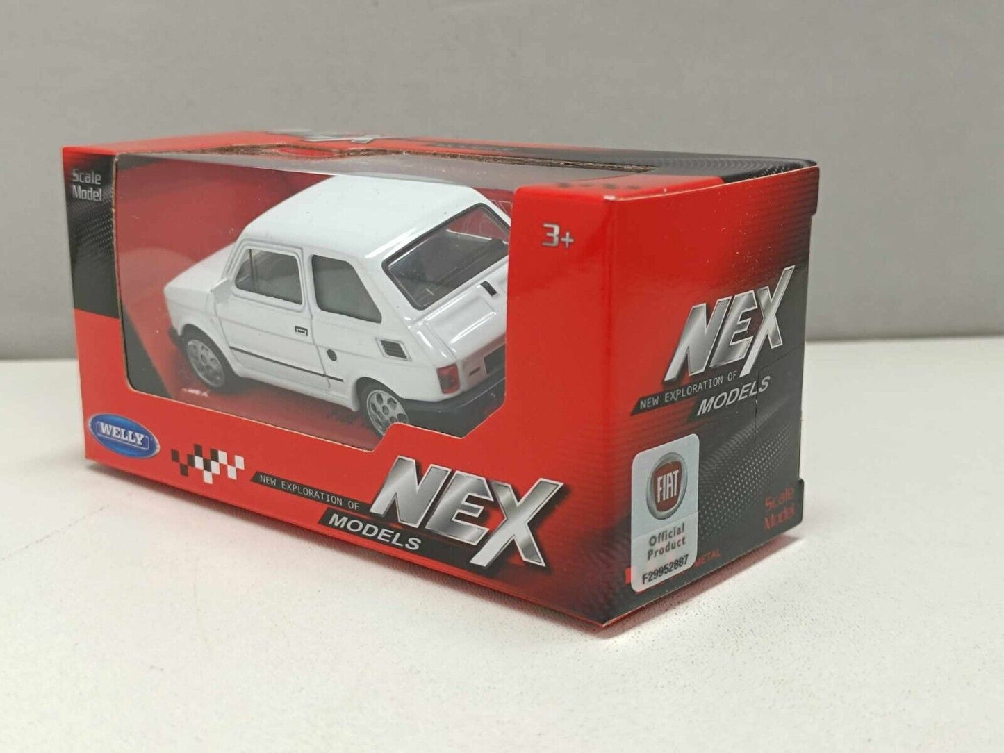 Fiat 126 - 1980 Bianco White Welly Nex 1:43 Modellino Auto Nuovo