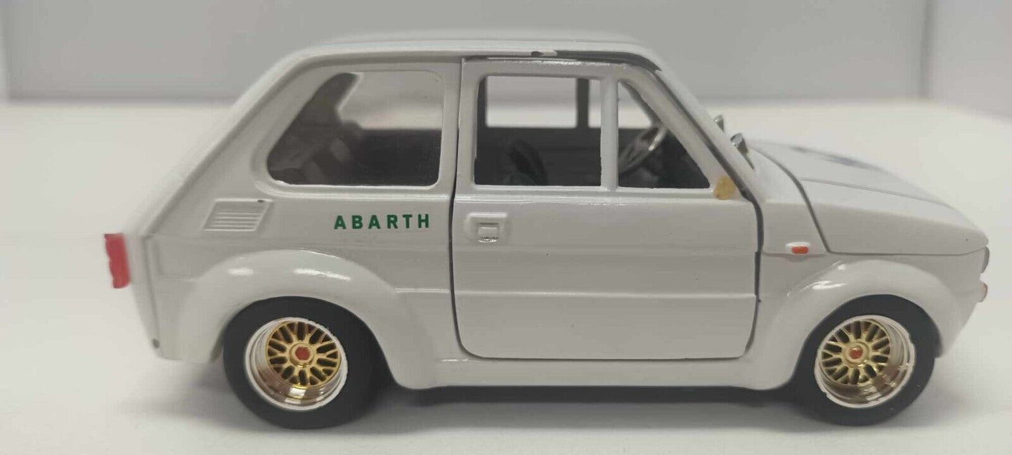 Fiat 126 Modificata Abarth Polistil Made In Italy 1:24 Usato 1/24