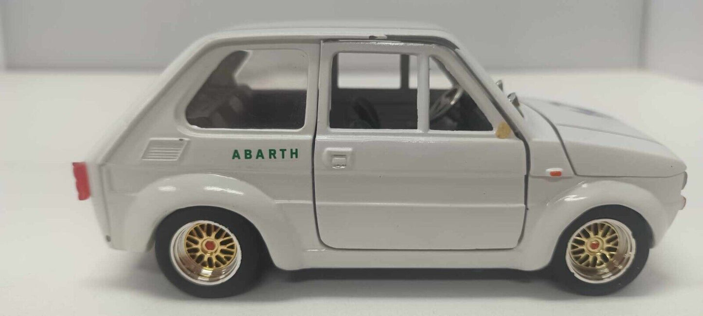 Fiat 126 Modificata Abarth Polistil Made In Italy 1:24 Usato 1/24