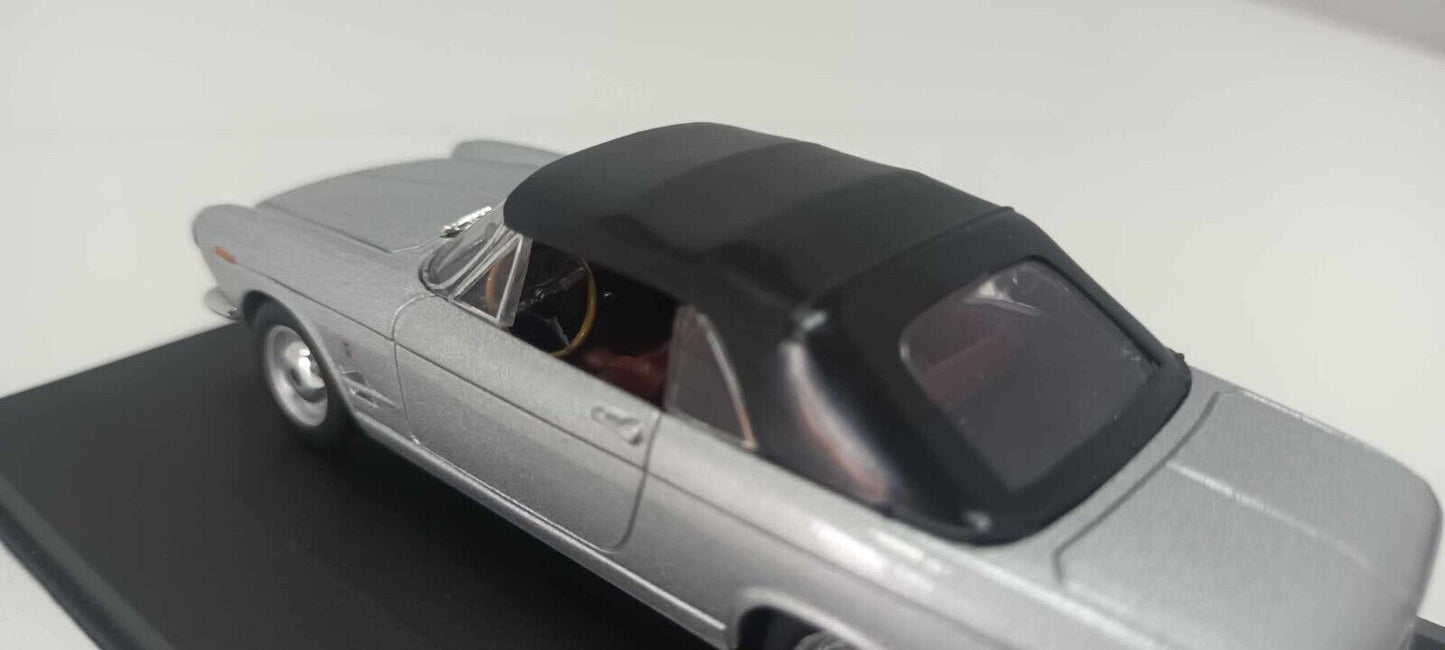 Fiat 2300 S Cabriolet Starline Models 1:43 Silver Usato + Teca + Basetta