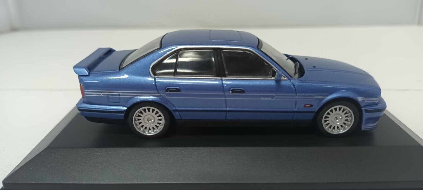 BMW E34 Alpina B10 Biturbo Solido 1:43 Blu Metallizzato Blue Met Usato + Box