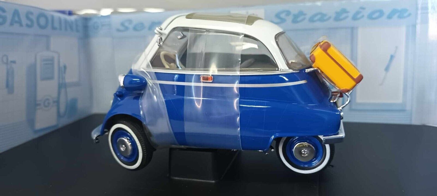 BMW Isetta 250 1959 Revell 1/18 Blu Usato + Box