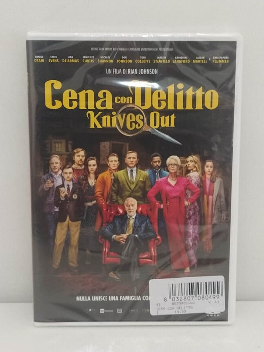 Cena con delitto - Knives out 2019 Dvd Nuovo GM Shop 