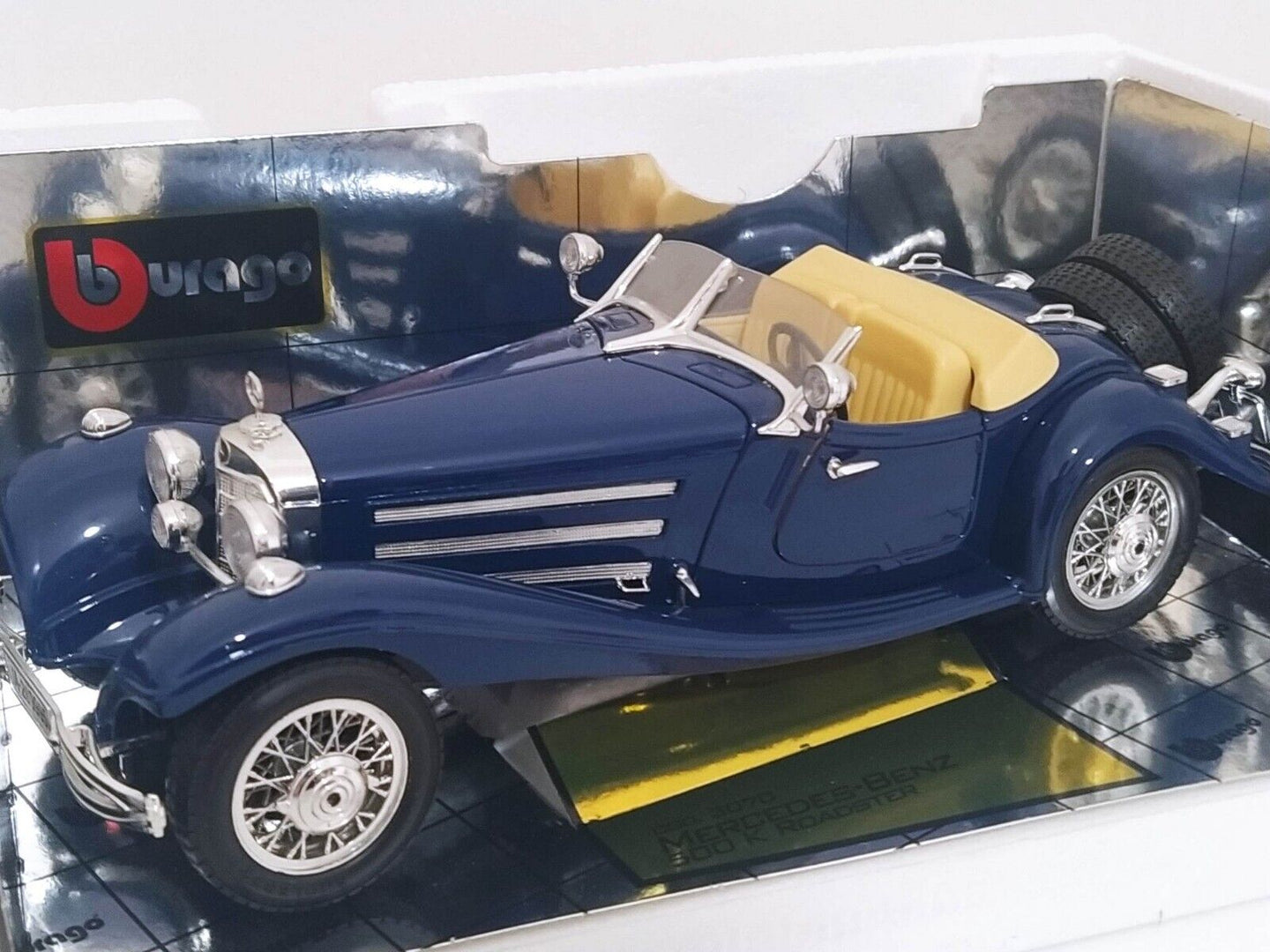 Mercedes-Benz 500 K Roadster 1936-Burago 1:18 GM Shop