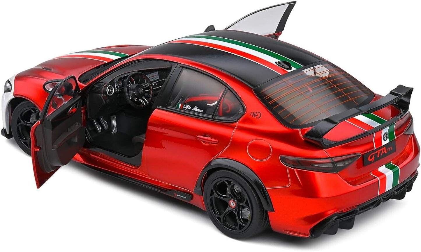 Alfa Romeo Giulia GTA M Tricolore Mugello 1969 Livery 2022 SOLIDO 1/18 Rossa Red