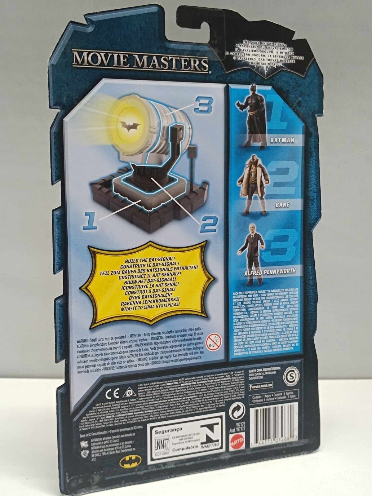 Action Figure Bane The Dark Knight Rises Cavaliere Oscuro Mattel Movie Masters