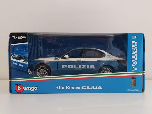 ALFA ROMEO GIULIA POLIZIA - BURAGO 1:24 GM Shop