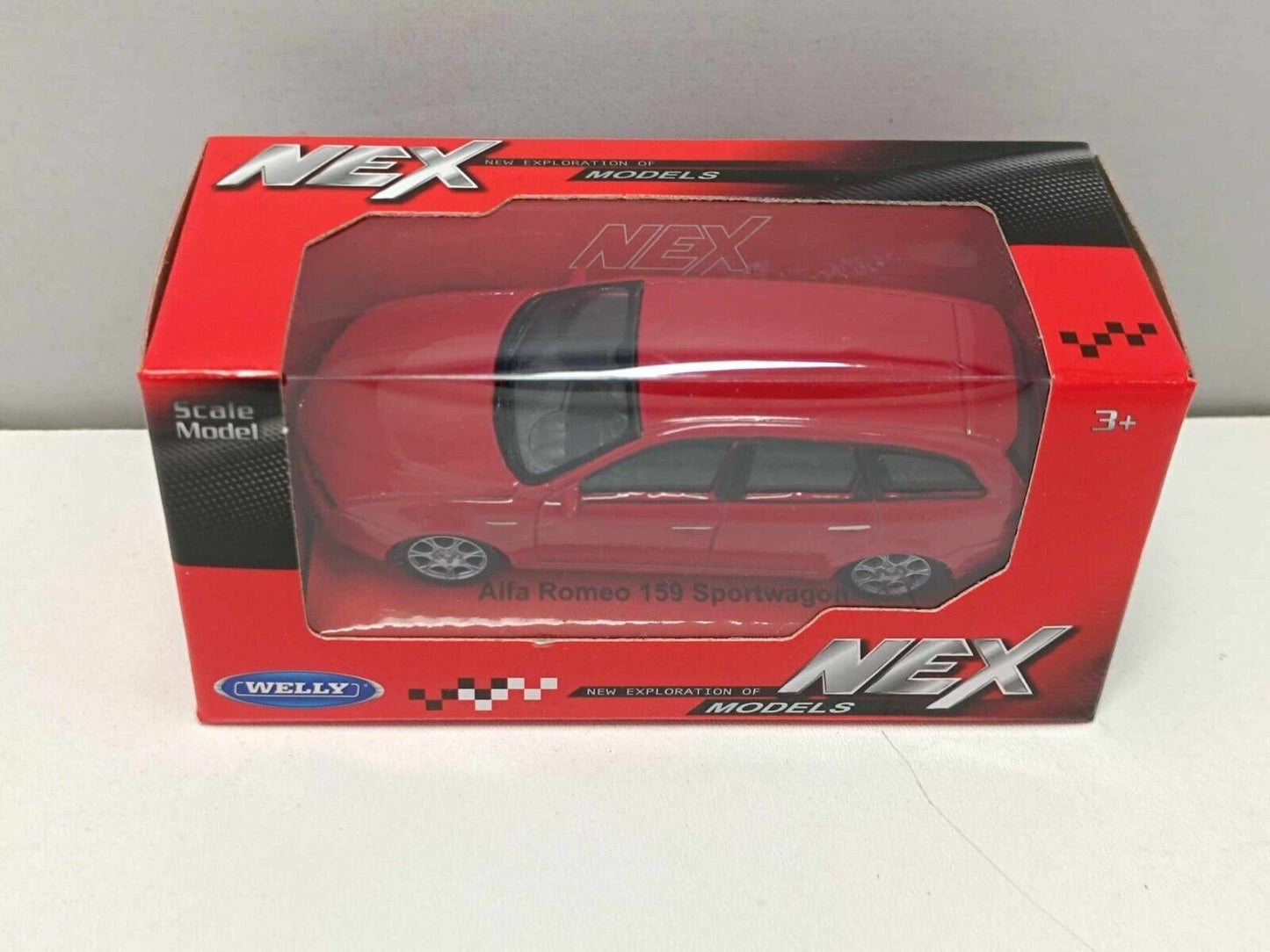 Alfa Romeo 159 Sportwagon 2006 Red Rosso Welly Nex 1:43 Nuovo