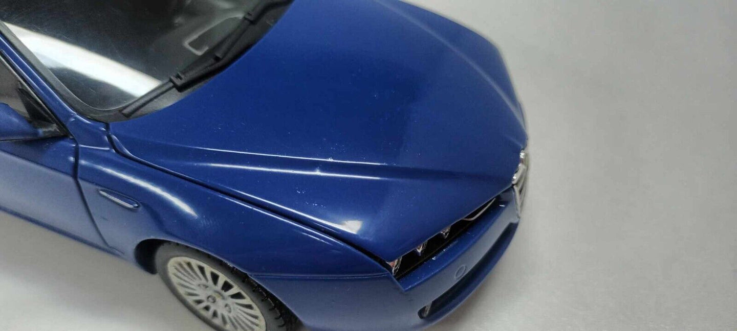 Alfa Romeo 159 Q4 3.2 JTS Motorama 1:24 Blu Usato Rara Very Rare GM Shop