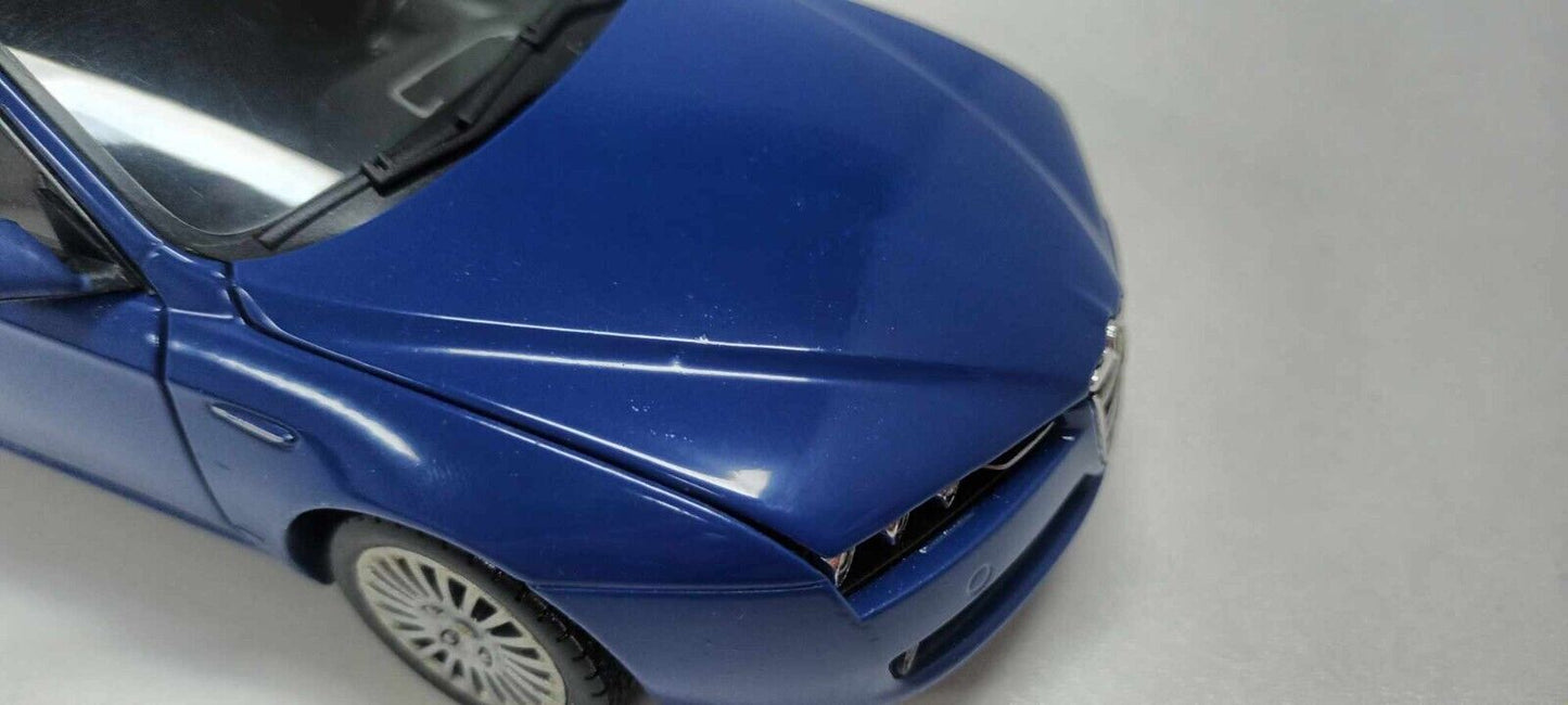 Alfa Romeo 159 Q4 3.2 JTS Motorama 1:24 Blu Usato Rara Very Rare GM Shop