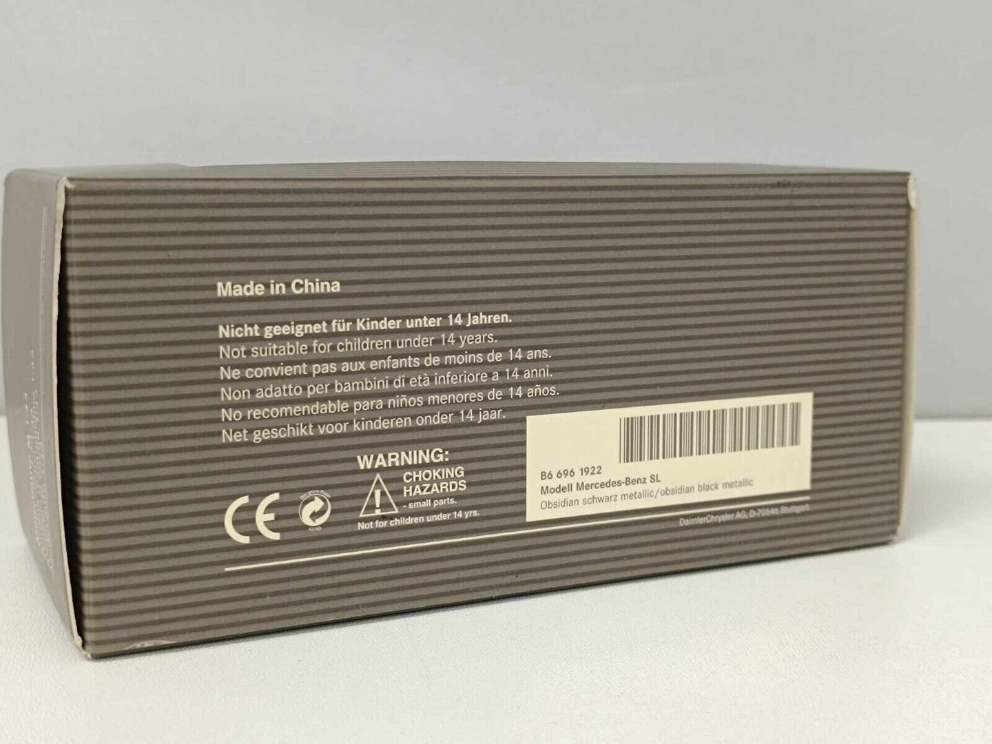 Mercedes-Benz SL-Klasse 2001 Minichamps 1/43 Black Met Usato Dealers Edition