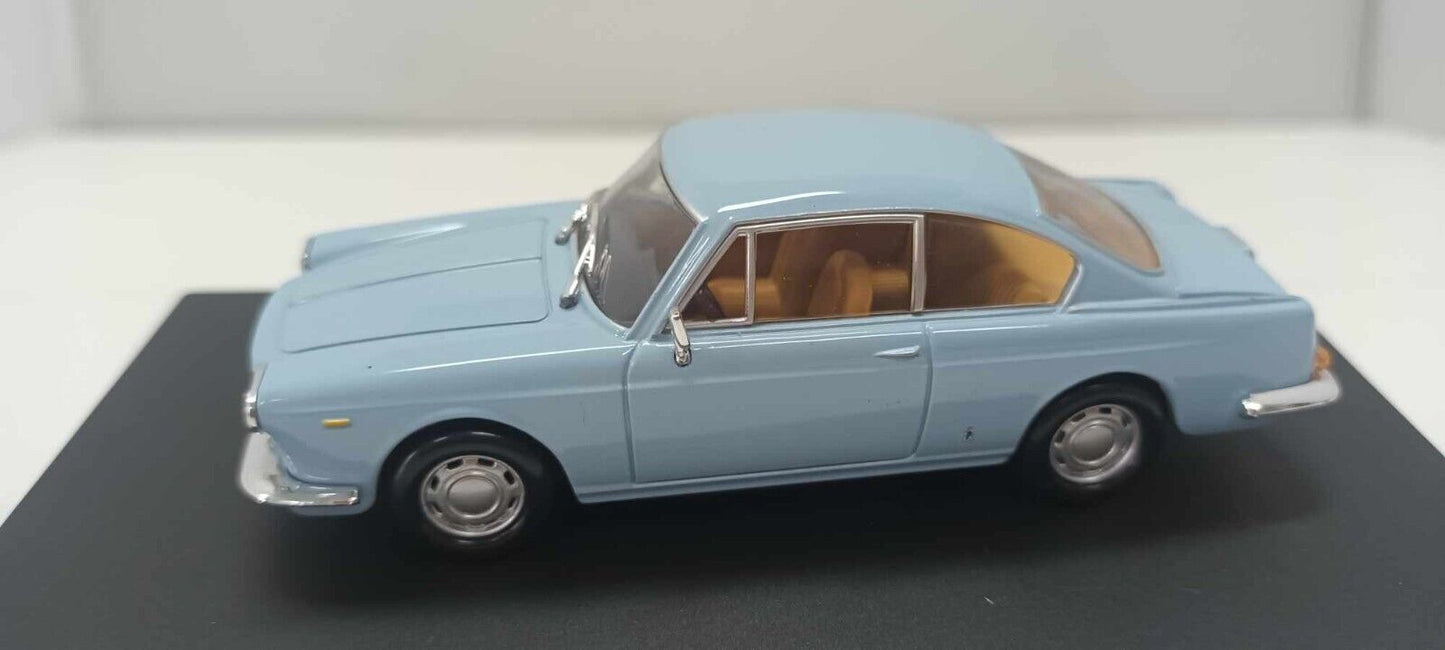 Lancia Flavia Coupé 1961 Azzurro Edicola Deagostini 1:43 Usato + Teca + Basetta
