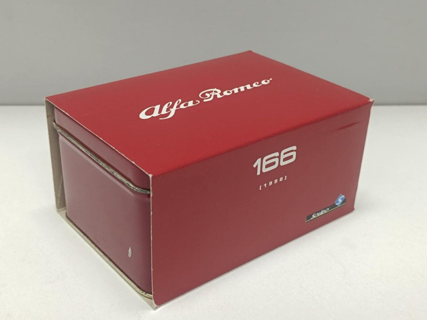 Alfa Romeo 166 - 1998 Grigio Grey Met Chiaro Solido 1:43 Usato + box Gift Set