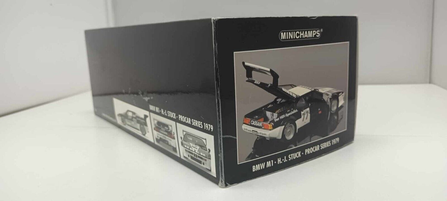 BMW M1 H. - J. Stuck Procar Series Cassani 1979 Minichamps 1:18 Usato + Box 1/18