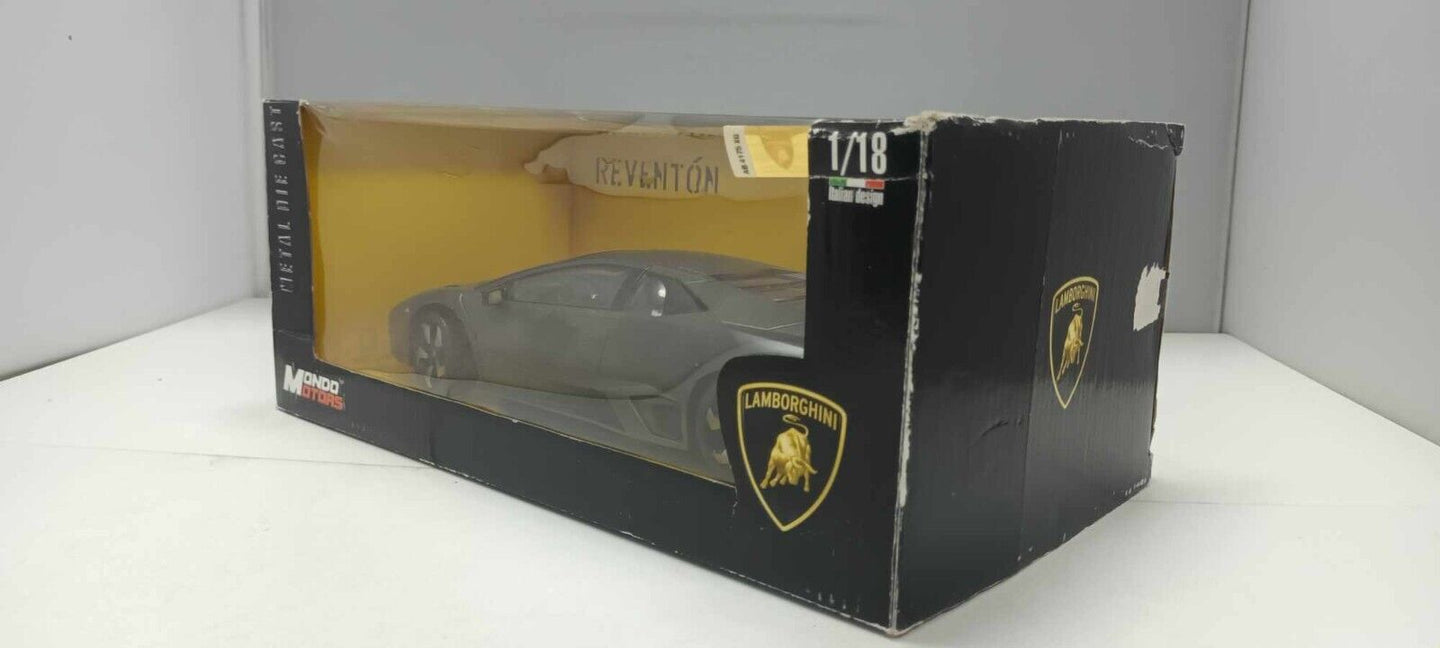 Lamborghini Reventon Mondo Motors 1:18 Usato Grigio Scuro Dark Grey 1/18
