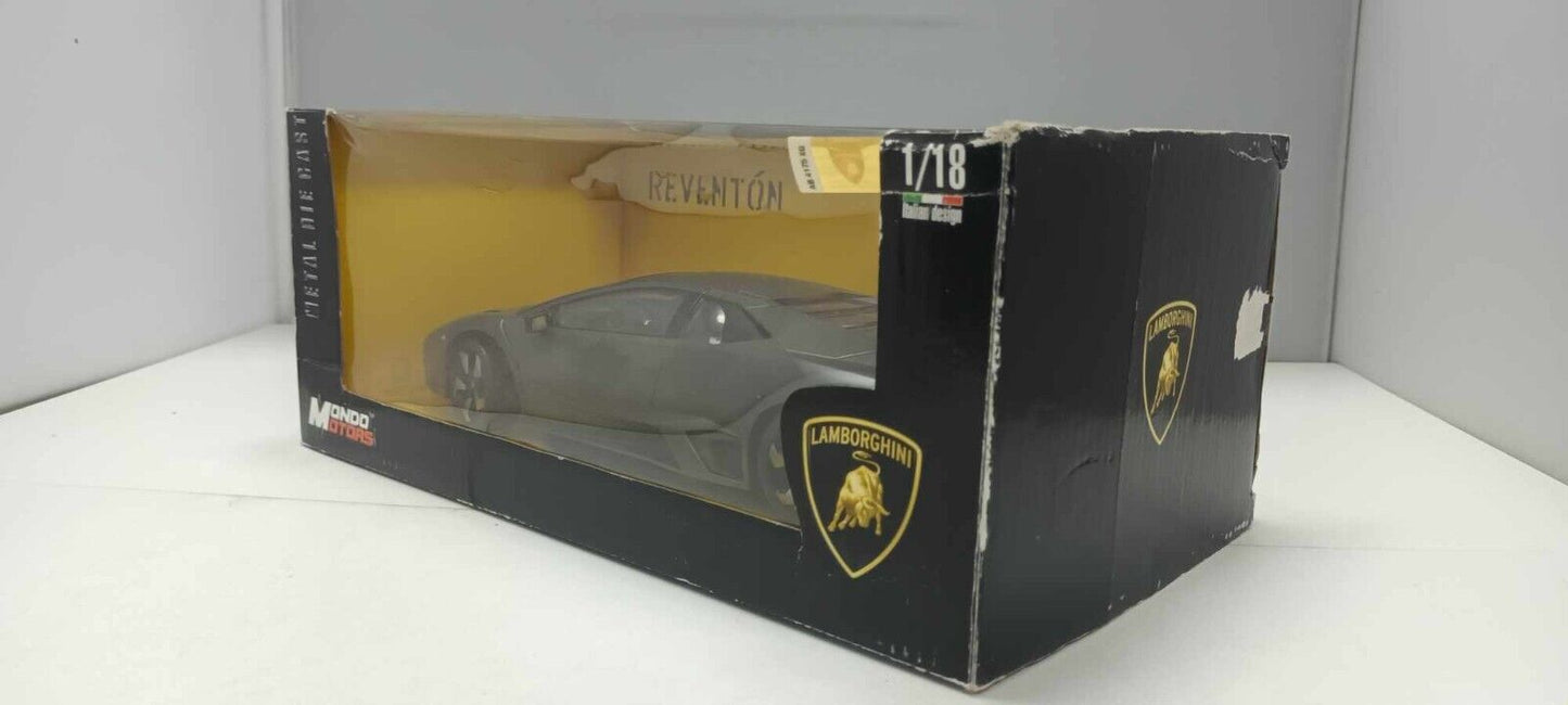 Lamborghini Reventon Mondo Motors 1:18 Usato Grigio Scuro Dark Grey 1/18