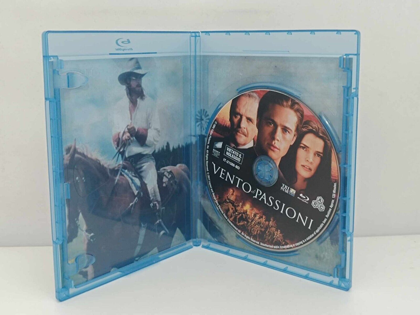 Vento Di Passioni Blu Ray Italiano Ita Edizione Speciale Brad Pitt Usato