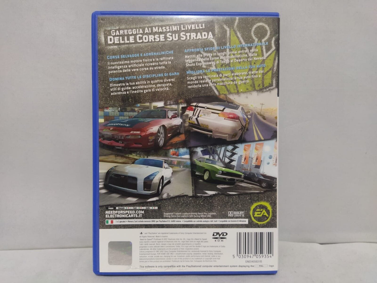 Need For Speed Pro Street Videogioco Ps2 PAL ITA GM SHOP