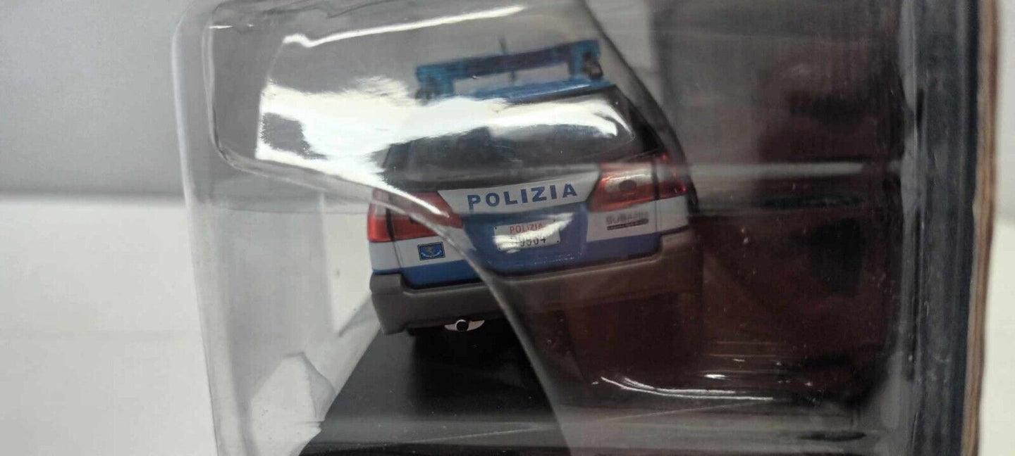 Subaru Legacy 2.5 SW 2000 Polizia Italiana Edicola Deagostini 1:43 Usato Blister