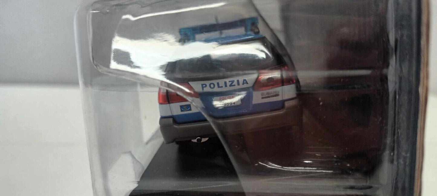 Subaru Legacy 2.5 SW 2000 Polizia Italiana Edicola Deagostini 1:43 Usato Blister