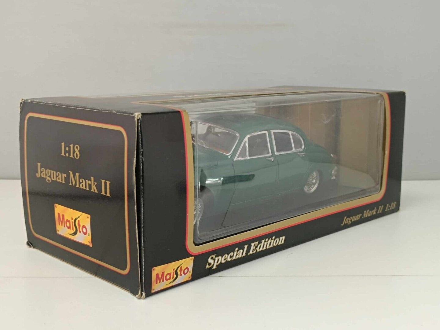 Jaguar Mark 2 1959 Verde Maisto 1/18 Green Usato + Box GM Shop