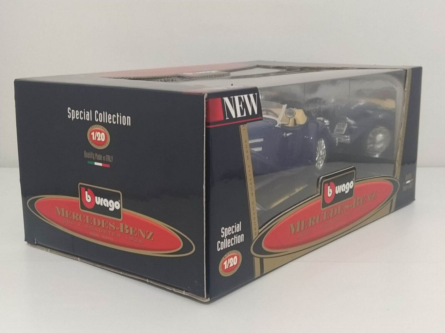 Mercedes-Benz 500 K Roadster 1936-Burago 1:18 GM Shop