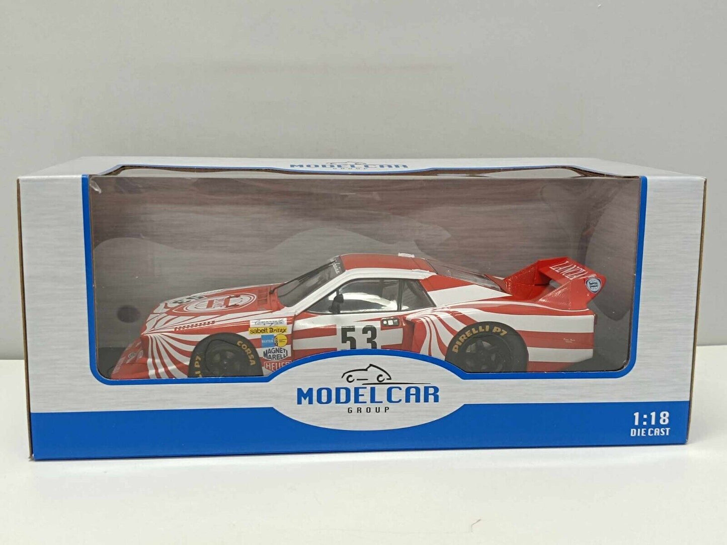 Lancia Beta Monte Carlo Gr.5 #53 6 Hours of Silverstone 1980 Modelcar MCG 1:18