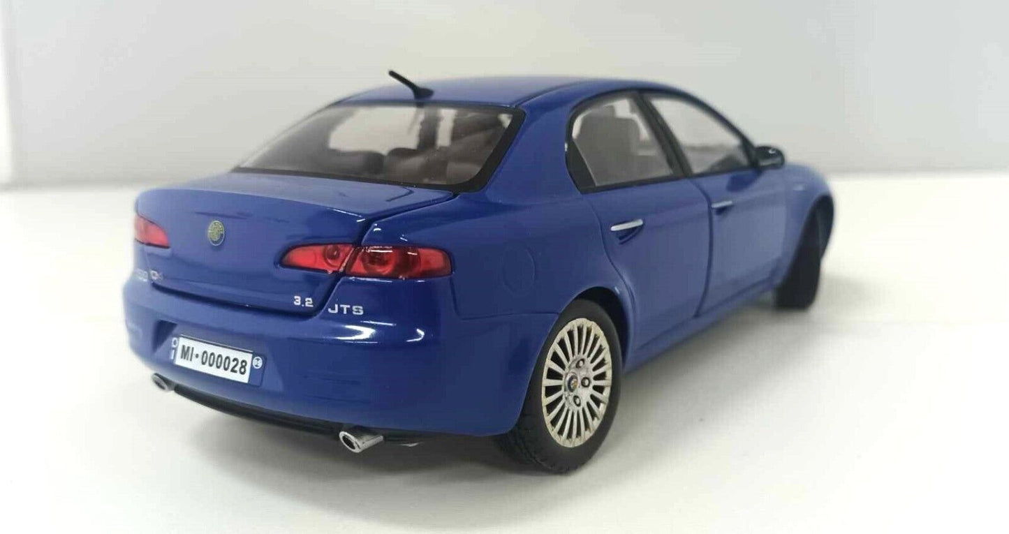 Alfa Romeo 159 Q4 3.2 JTS Motorama 1:24 Blu Usato Rara Very Rare GM Shop
