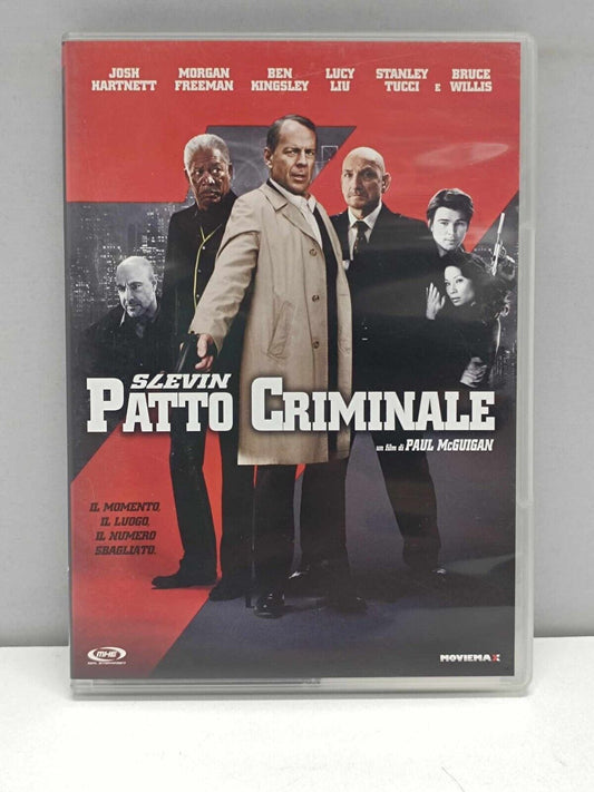 Slevin Patto Criminale Film DVD Italiano Usato Ita Bruce Willis Morgan Freeman