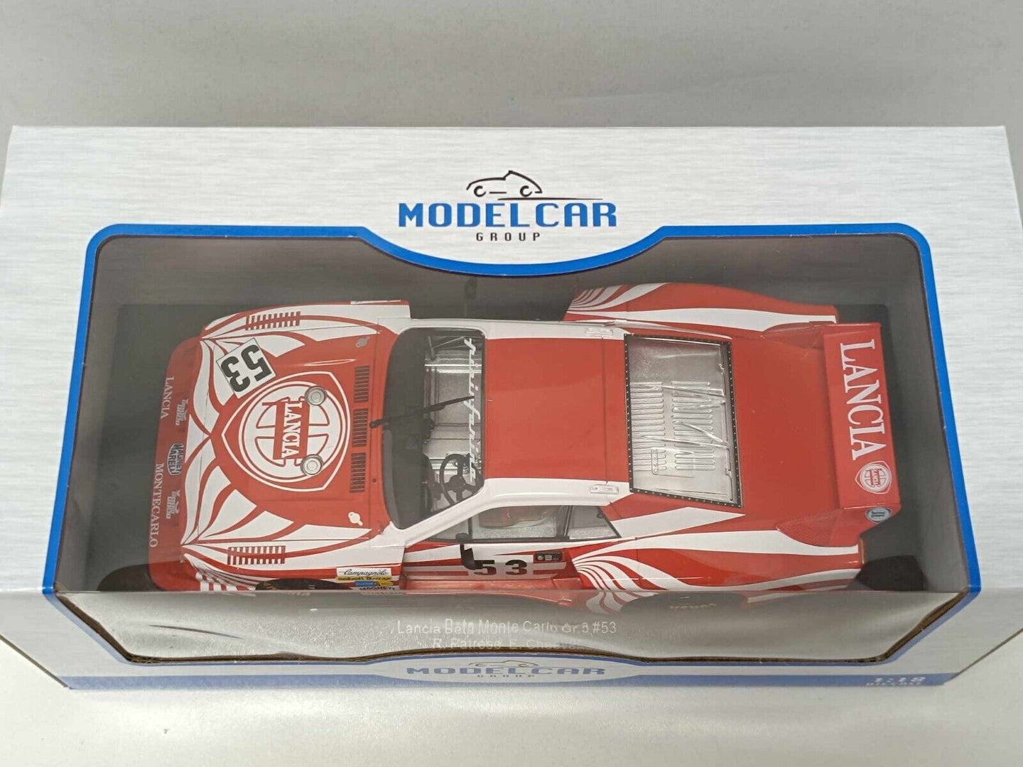 Lancia Beta Monte Carlo Gr.5 #53 6 Hours of Silverstone 1980 Modelcar MCG 1:18