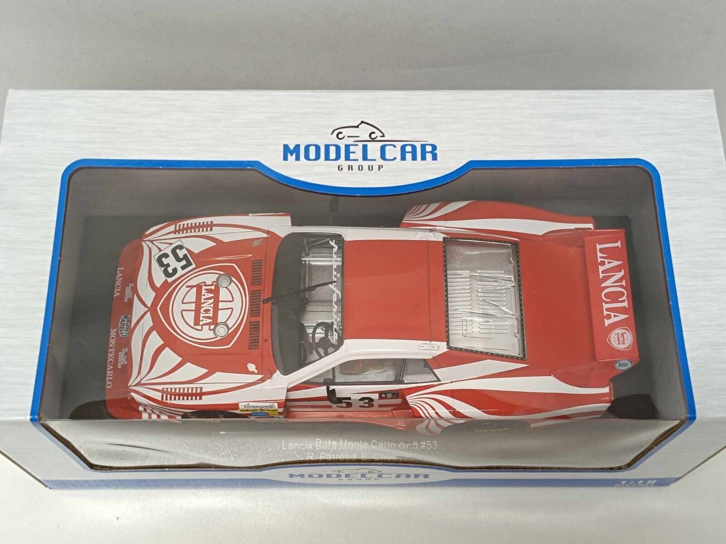 Lancia Beta Monte Carlo Gr.5 #53 6 Hours of Silverstone 1980 Modelcar MCG 1:18