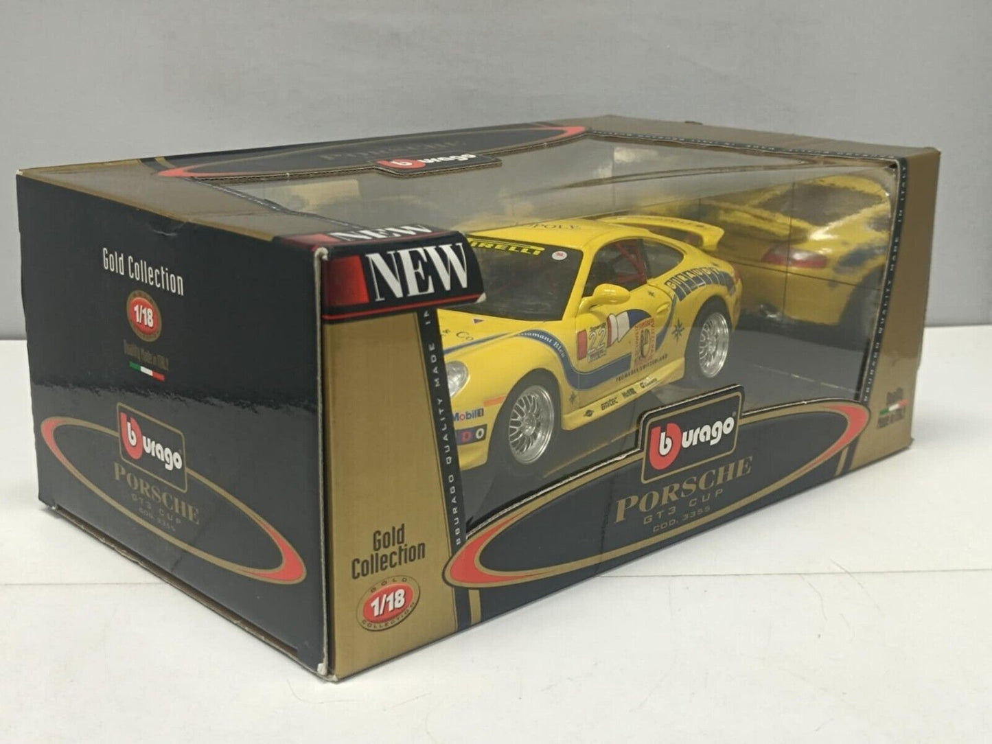 Porsche 911 GT3 CUP #22 - Burago 1:18 Usato + Box Made in Italy 1/18