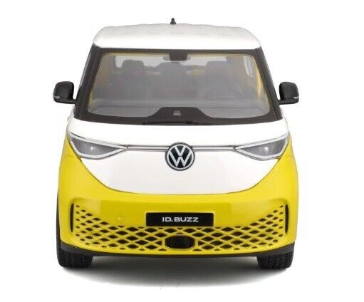 Volkswagen ID. Buzz 2023 Bianco Giallo White Yellow Maisto 1:24 Nuovo 1/24