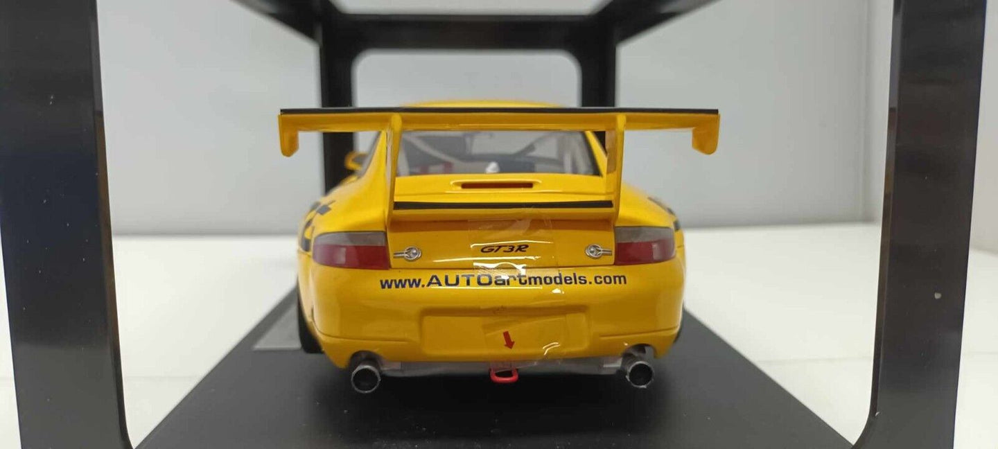 Porsche 911 996 GT3R Cup Giallo Yellow Autoart 1:18 Usato + Box Limited Edition
