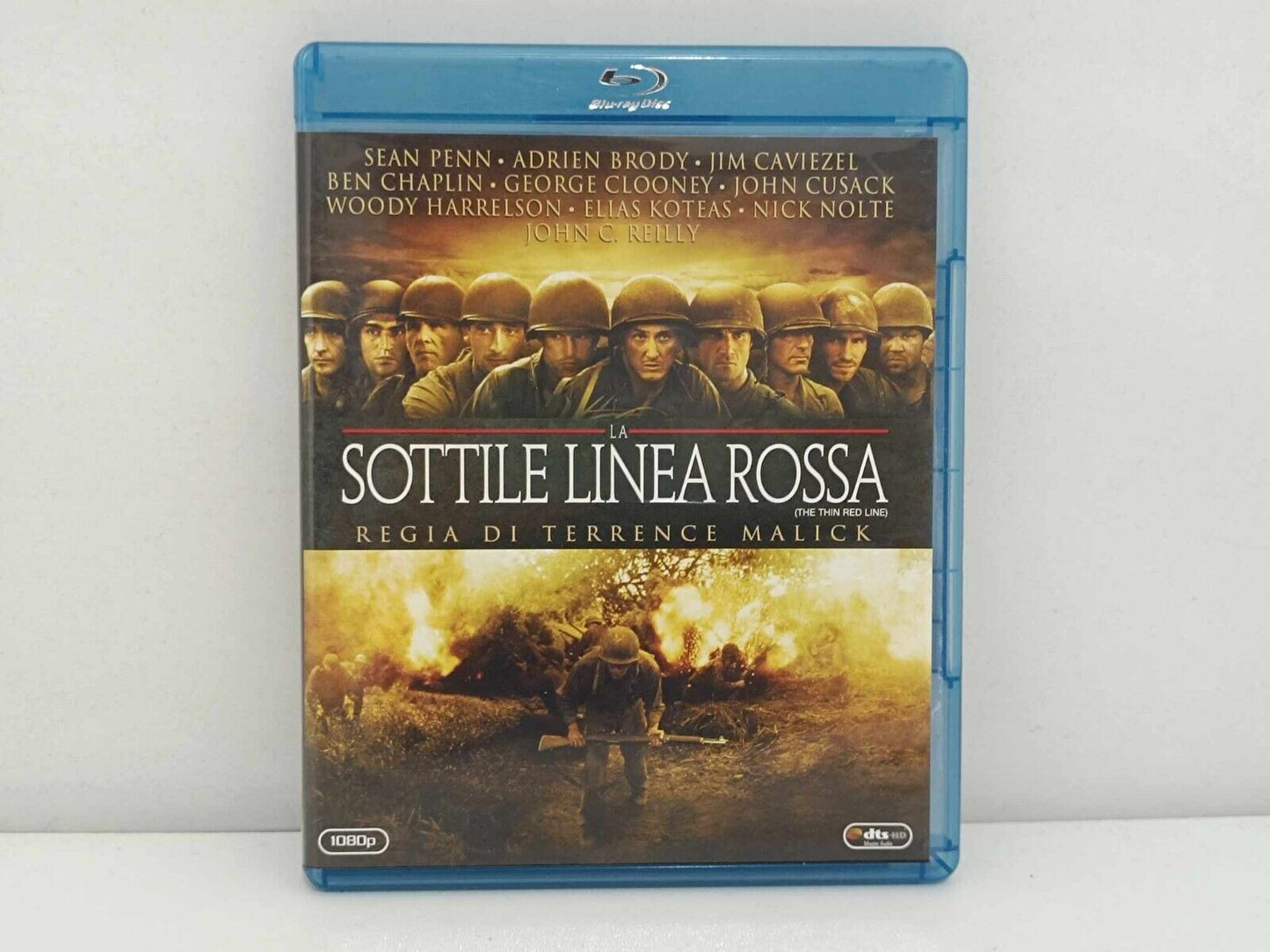 La sottile Linea Rossa Film Blu Ray Italiano Ita Usato Sean Penn/ George Clooney