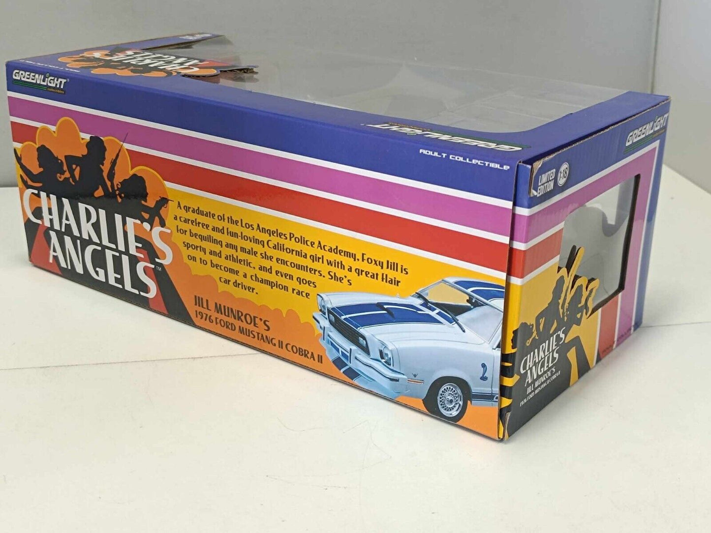 Ford Mustang II Cobra II 1976 Jill Munroe's - Charlie's Angels - Greenlight 1:18