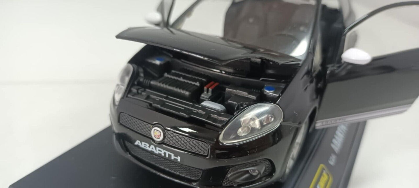 Fiat Abarth Grande Punto Nero Black Motorama 1:24 Usato + Box 1/24 Very Rare 