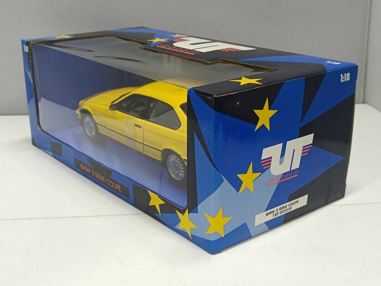 BMW Serie 3 Series Coupé UT Models 1:18 Giallo Yellow Usato + Box 1/18